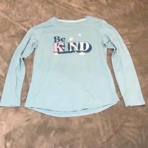 Shirt Long Sleeve XL Big Girls Wonder Nation